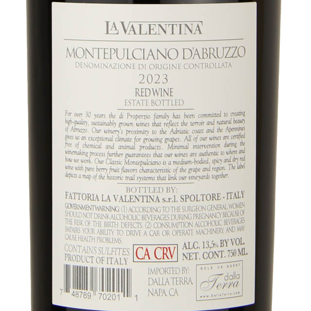 La Valentina Montepulciano d'Abruzzo / 750 ml