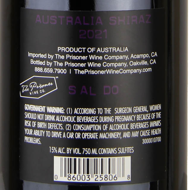 Saldo Shiraz / 750mL