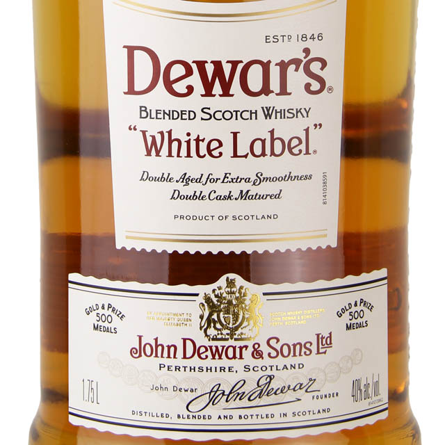 Dewar's White Label Scotch Whisky / 1.75 Ltr