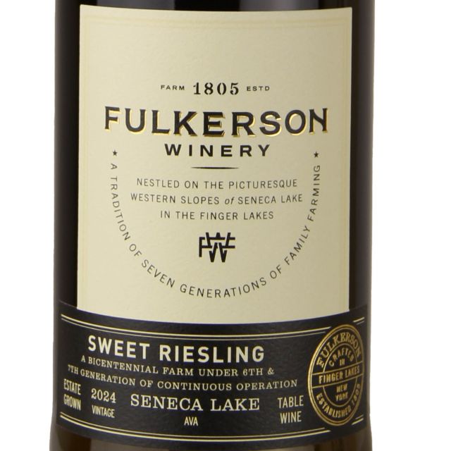 Fulkerson Sweet Riesling / 750 ml