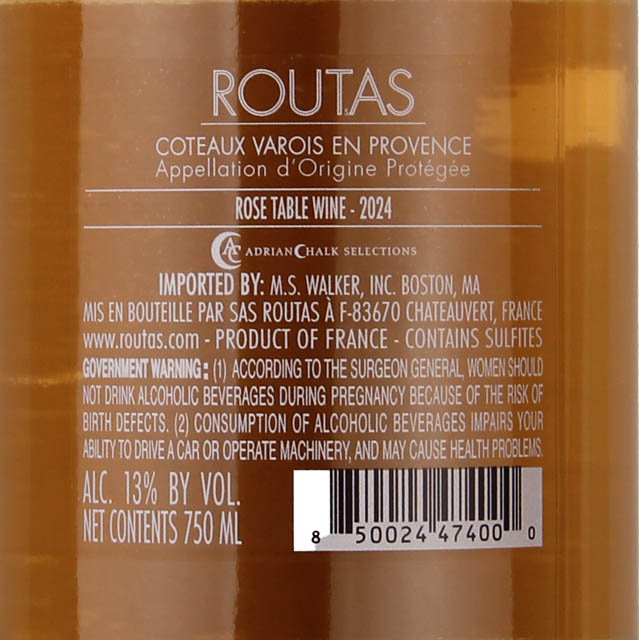 Chateau Routas Provence Rose / 750mL