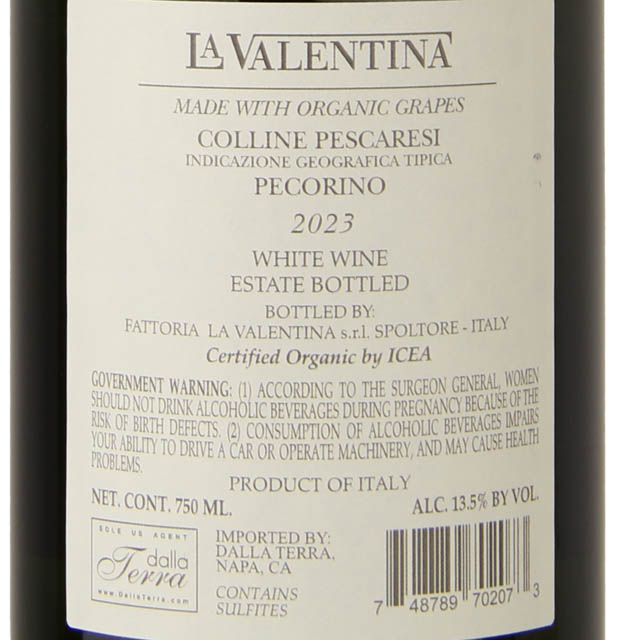 La Valentina Pecorino / 750mL