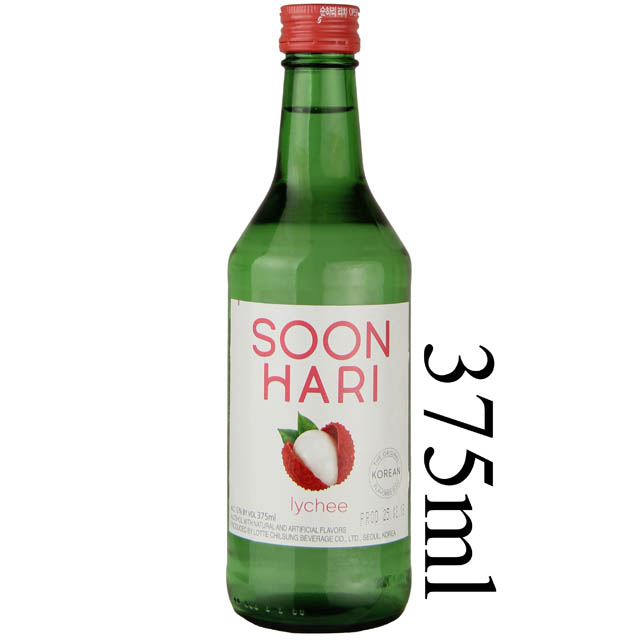 SoonHari Lychee Soju (Half Bottle)  / 375mL