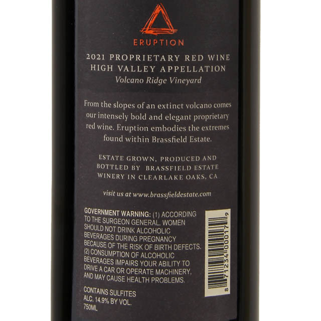 Brassfield Eruption Red / 750 ml