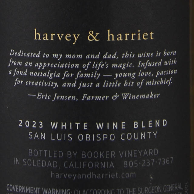Harvey &amp; Harriet White / 750mL