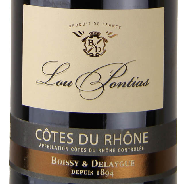 Boissy & Delaygue Lou Pontias Cotes Du Rhone / 750mL