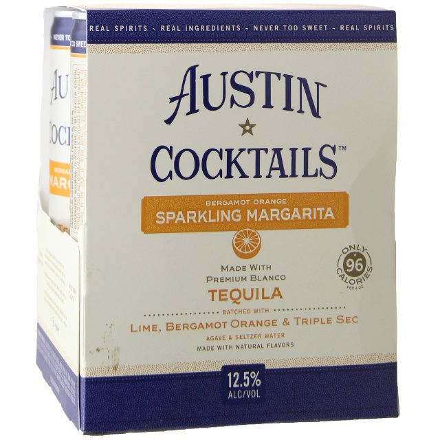 Austin Cocktails Bergamot Orange Margarita 4 Packs / 4-250mL