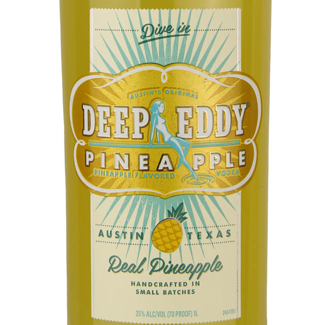Deep Eddy Real Pineapple Flavored Vodka / Ltr