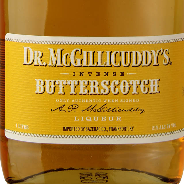 Dr. McGillicuddy's Intense Butterscotch Liqueur / Ltr