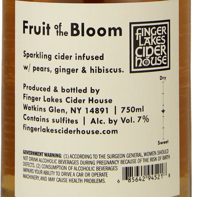 Finger Lakes Cider House Fruit of the Bloom / 750mL