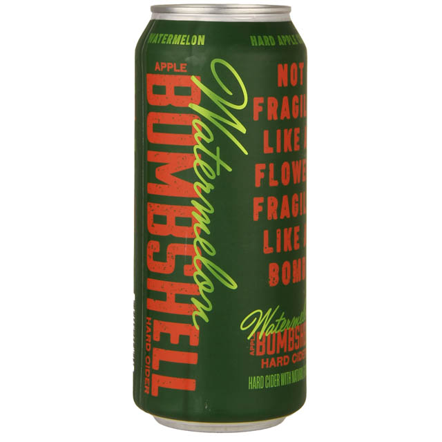 Three Brothers Bombshell Apple Watermelon Cider / 473mL