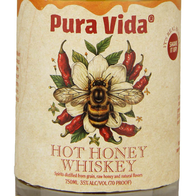 Iron Smoke Pura Vida Hot Honey Whiskey / 750mL