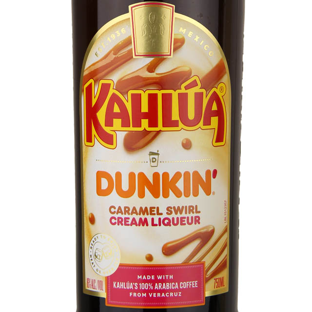 Kahlua Dunkin' Caramel Swirl Cream Liqueur / 750mL