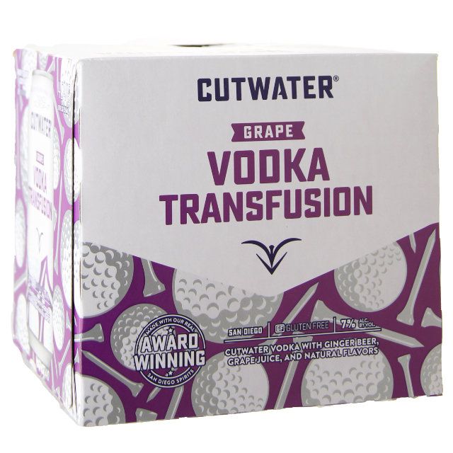 Cutwater Spirits Grape Vodka Transfusion 4 Pk / 4-355mL