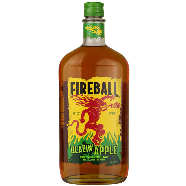 Fireball Blazin Apple Cinnamon Whisky / Ltr