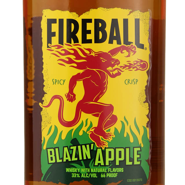 Fireball Blazin Apple Cinnamon Whisky / Ltr