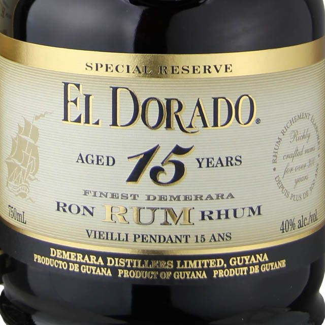 El Dorado 15 Year Rum / 750 ml