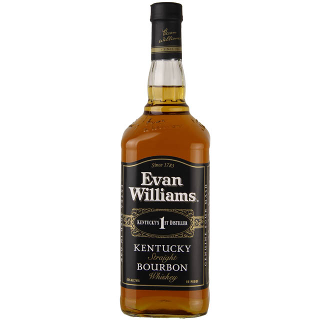Evan Williams Black Label Bourbon / Ltr
