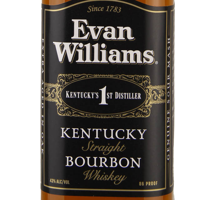 Evan Williams Black Label Bourbon / Ltr
