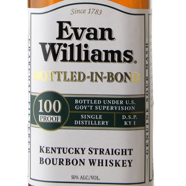 Evan Williams White Label Bourbon / Ltr
