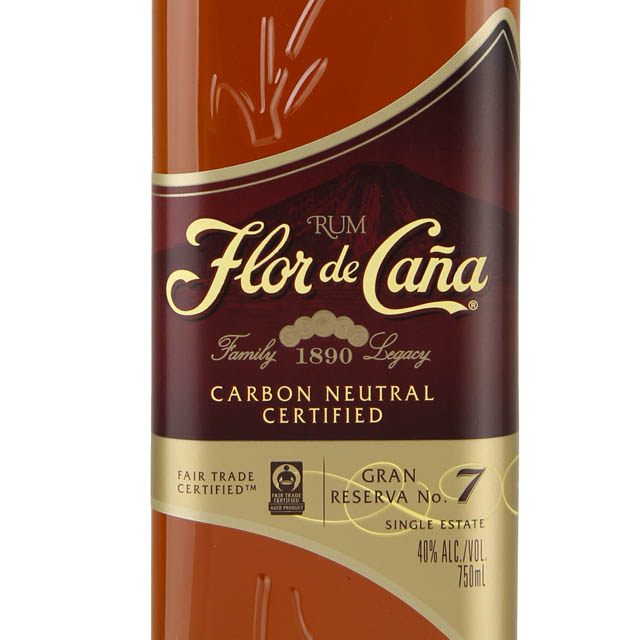 Flor de Cana 7 Yr Old Grand Reserve Rum  / 750 mL