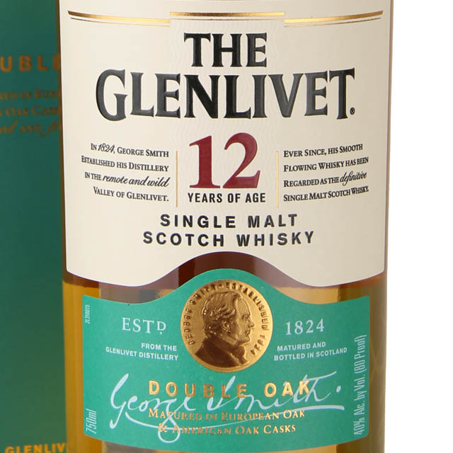 Glenlivet 12yr Single Malt Scotch Whisky / 750 ml