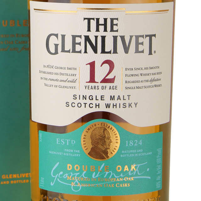 Glenlivet 12 Yr Single Malt Scotch Whisky / Ltr