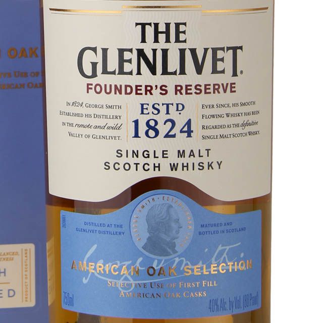 Glenlivet Founder's Reserve Single Malt Scotch Whisky / 750 ml
