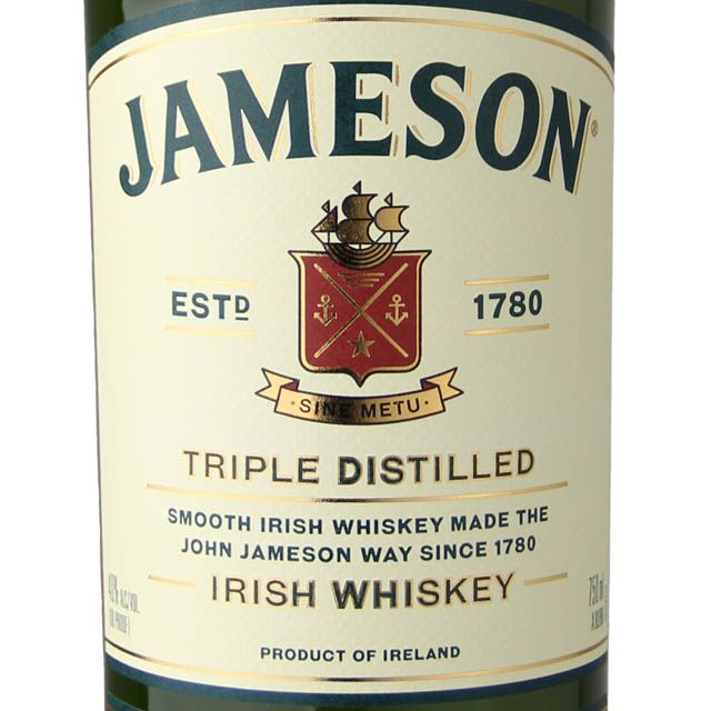Jameson Irish Whiskey / 750 ml