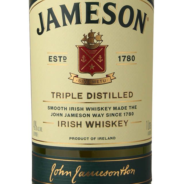 Jameson Irish Whiskey / Ltr