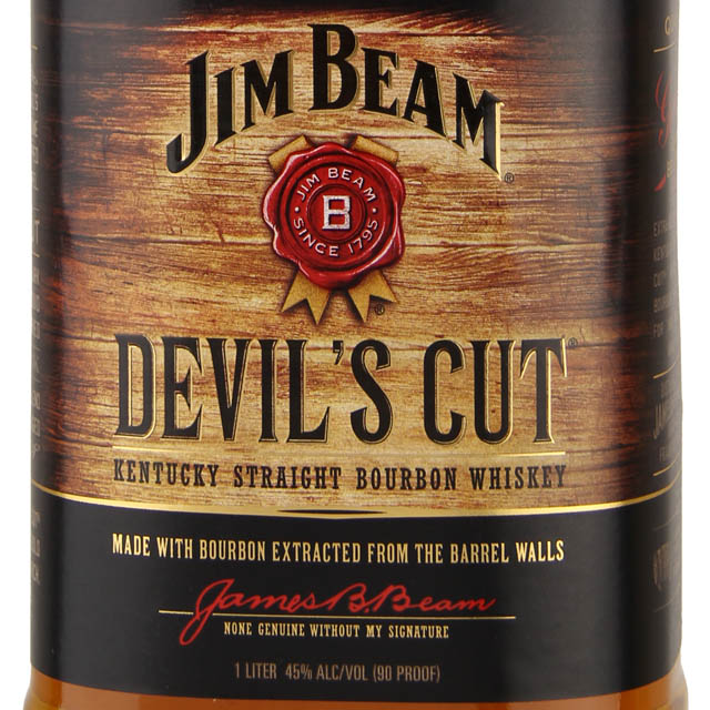 Jim Beam Devil's Cut 90 Proof Bourbon / Ltr