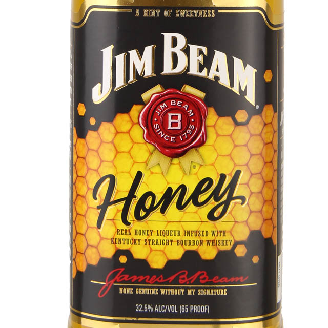 Jim Beam Honey Flavored Bourbon Whiskey / Ltr
