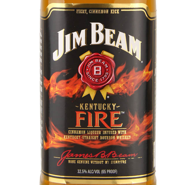 Jim Beam Kentucky Fire Flavored Bourbon Whiskey / Ltr