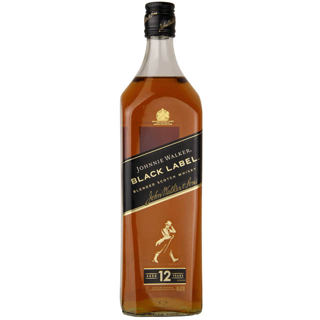 Johnnie Walker Black Label  Blended Scotch Whisky  / Ltr