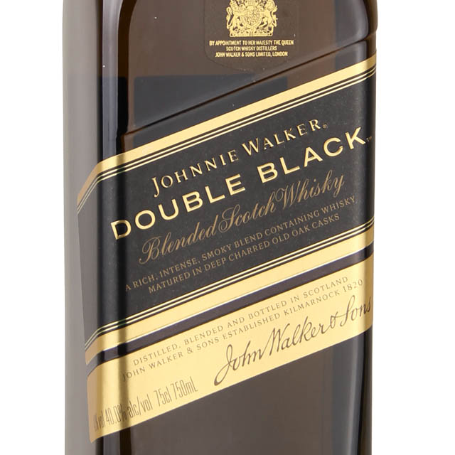 Johnnie Walker Double Black Blended Scotch Whisky / 750mL