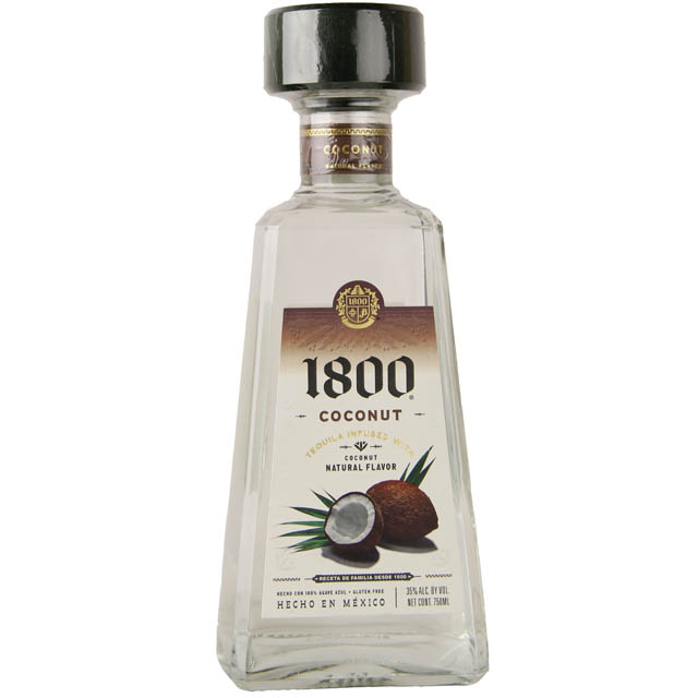 1800 Coconut Flavored Silver Tequila / 750mL