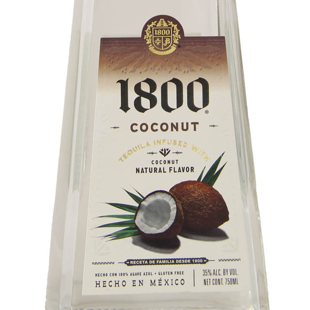 1800 Coconut Flavored Silver Tequila / 750mL