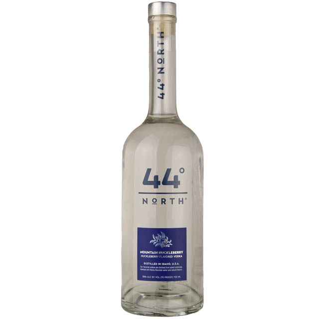44 Degrees North Huckleberry Flavored Vodka / 750 ml