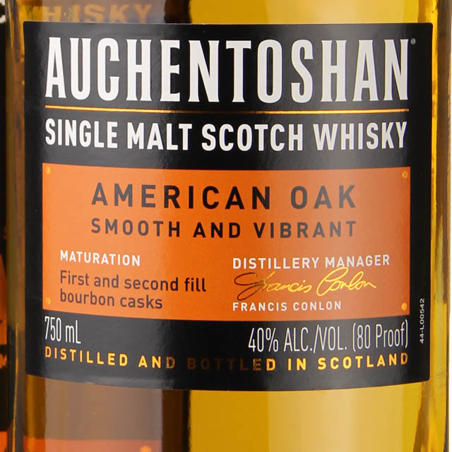 Auchentoshan American Oak Single Malt Scotch / 750 ml