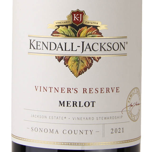 Kendall-Jackson Vintner's Reserve Merlot / 750 ml