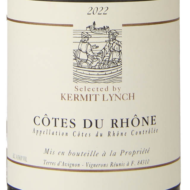 Kermit Lynch Cotes Du Rhone Red / 750mL