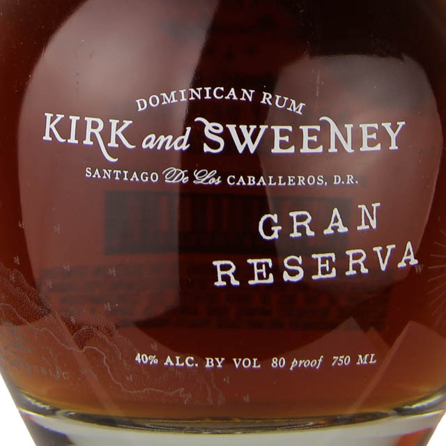 Kirk and Sweeney Gran Reserva Dominican Rum / 750mL