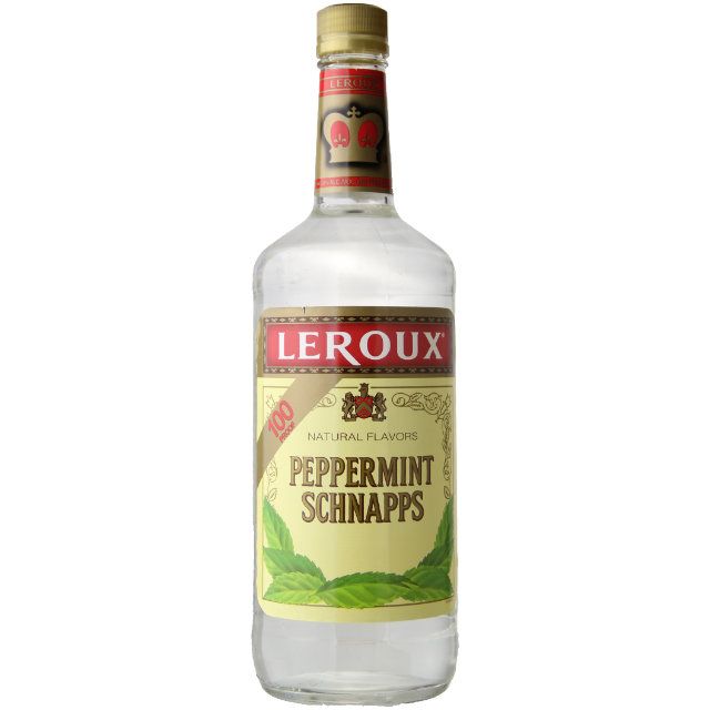 Leroux Peppermint Schnapps 100 proof / Ltr