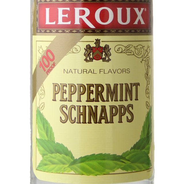 Leroux Peppermint Schnapps 100 proof / Ltr