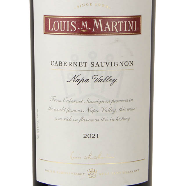 Louis Martini Napa Valley Cabernet Sauvignon / 750 ml