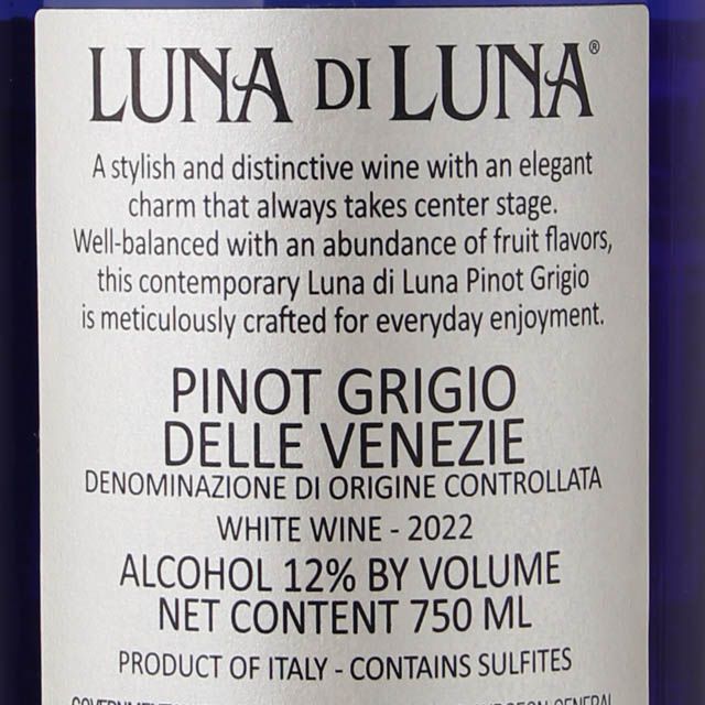 Luna di Luna Pinot Grigio / 750 ml