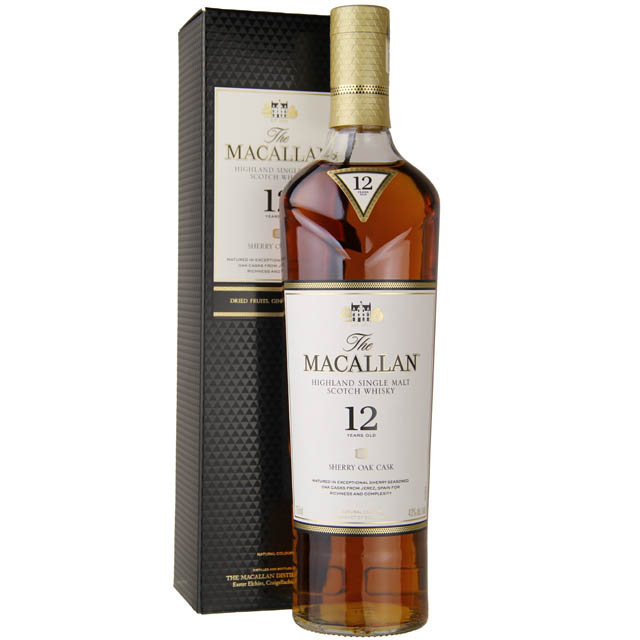Macallan 12yr Sherry Oak Cask Single Malt Scotch Whisky / 750 ml