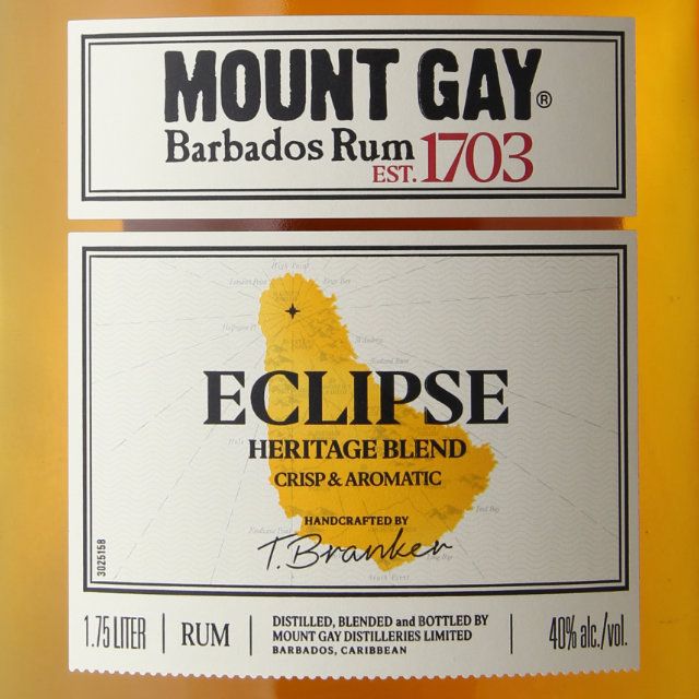 Mount Gay Eclipse Rum / 1.75 Ltr