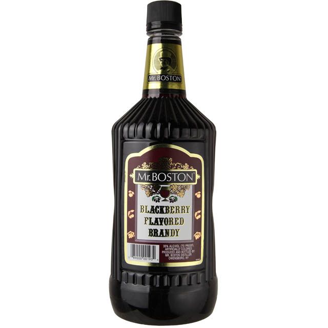 Mr. Boston Blackberry Flavored Brandy / 1.75 Ltr