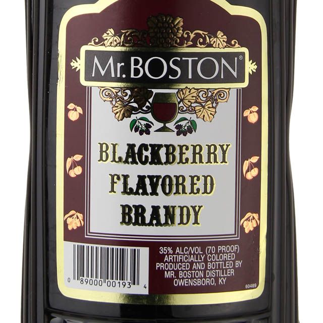 Mr. Boston Blackberry Flavored Brandy / 1.75 Ltr